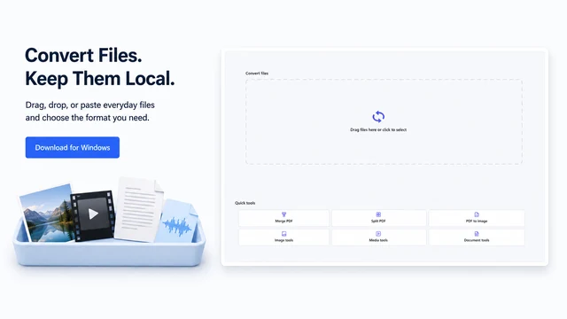 Local file conversion queue in Just Converter