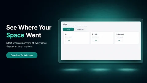 Drive overview in Osenpa Disk Analyzer