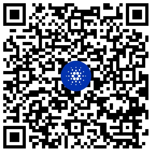 Cardano wallet QR code