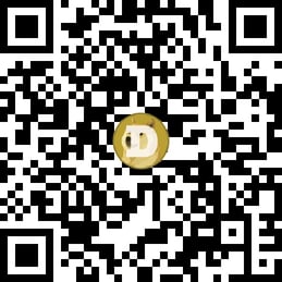 Dogecoin DOGE wallet QR code